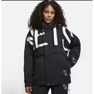 Nike x Ambush NBA Collection Brooklyn Nets Jacket Women’s Sz Small (DB8576-010)